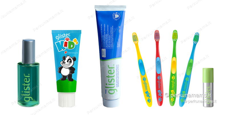 GLISTER™ burnos priežiūra GLISTER™ burnos priežiūra
