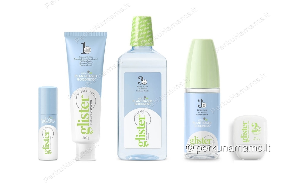 GLISTER™ burnos priežiūra