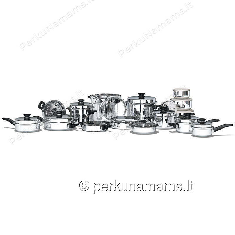 iCook™ Šeimyninis indų komplektas – didelis (27 dalių) (101098) iCook™ Šeimyninis indų komplektas – didelis (27 dalių) (101098)