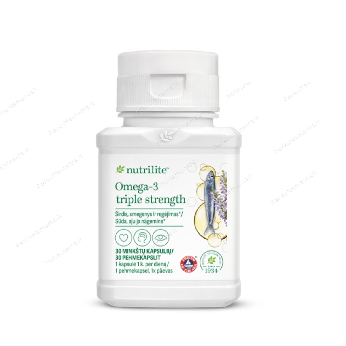 Omega-3 Triple Strength Nutrilite™ (126132) / Amway produktai