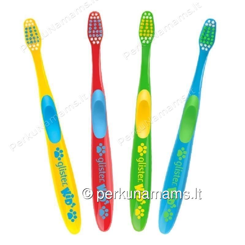 Vaikiški burnos priežiūros dantų šepetėliai Glister™ kids (120522) Vaikiški burnos priežiūros dantų šepetėliai Glister™ kids (120522)