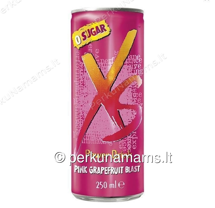 XS™ Power Drink Pink Grapefruit Blast energetinis gėrimas (12 skardinių po 250 ml) (119802) XS™ Power Drink Pink Grapefruit Blast energetinis gėrimas (12 skardinių po 250 ml) (119802)