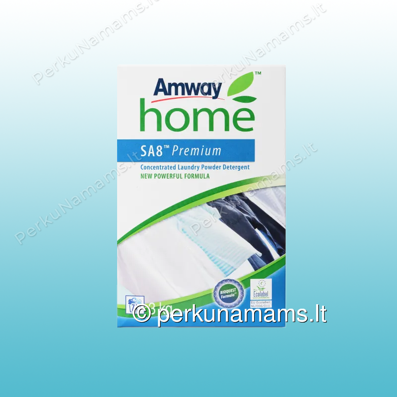 AMWAY SA8 skalbimo milteliai. Kaip jie pakeitė mūsų šeimos kasdienybę