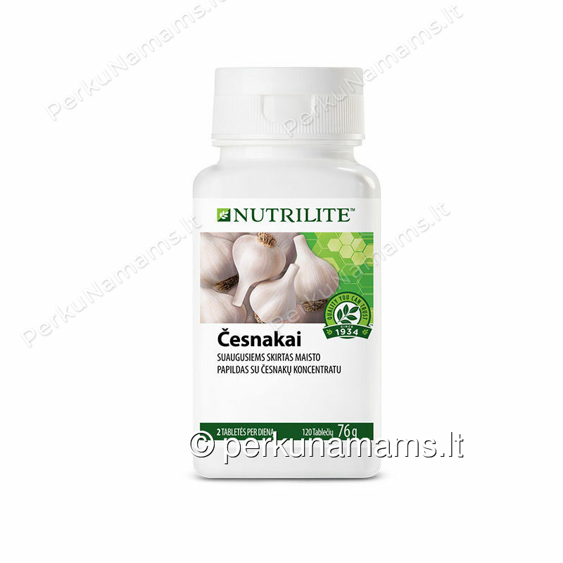 Nutrilite™ Česnakai: česnako kapsulės patirtis