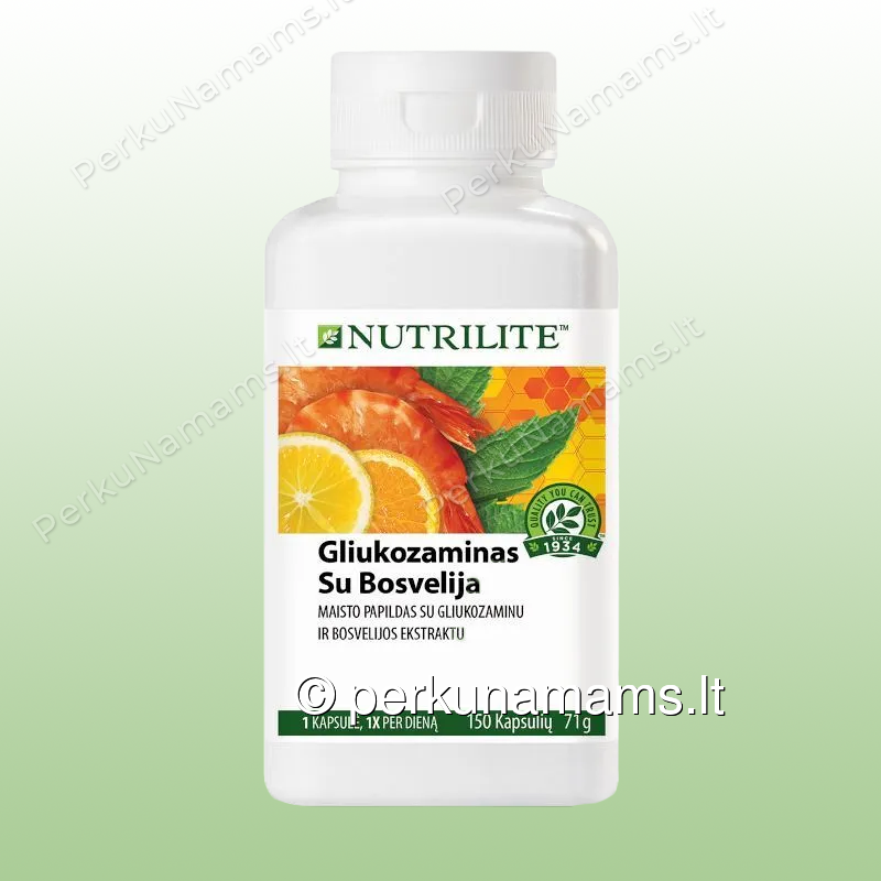 Nutrilite™ Gliukozaminas su bosvelija. Natūralus pasirinkimas sąnarių sveikatai