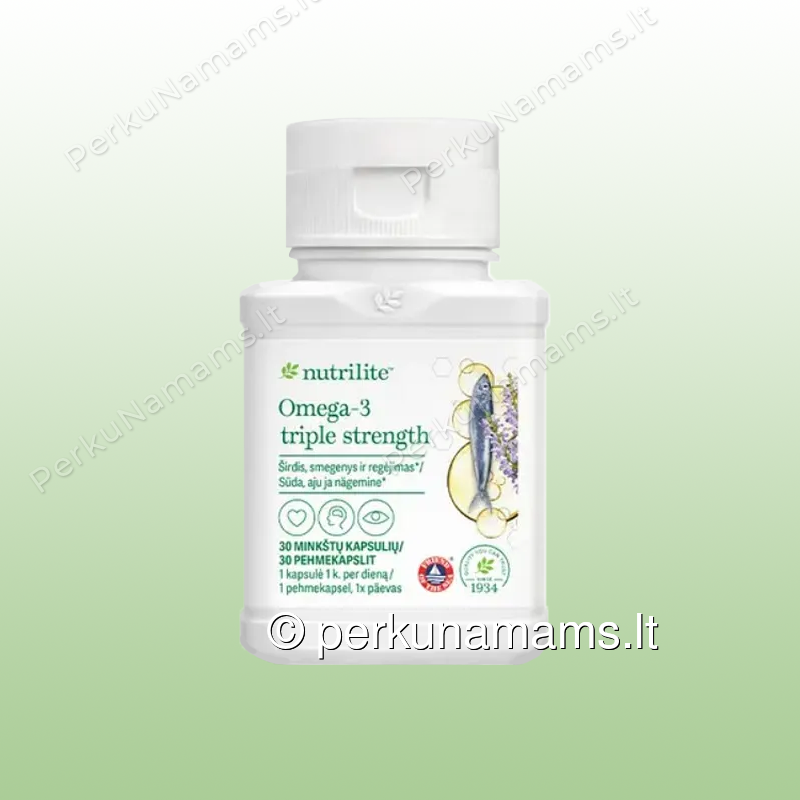 Nutrilite™ Omega-3 maisto papildas ir omega rūgščių svarba
