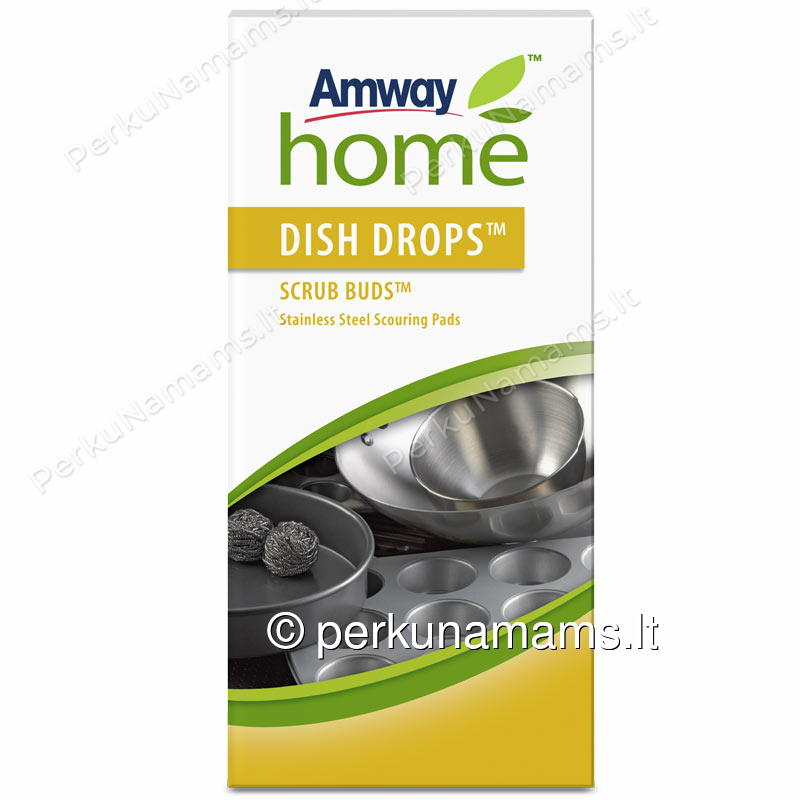 Mažas virtuvės pagalbininkas su didele galia - Amway Dish Drops Scrub Buds