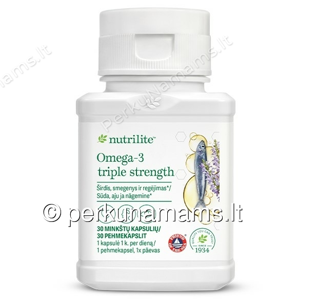Nutrilite™ Omega-3 maisto papildas ir omega rūgščių svarba