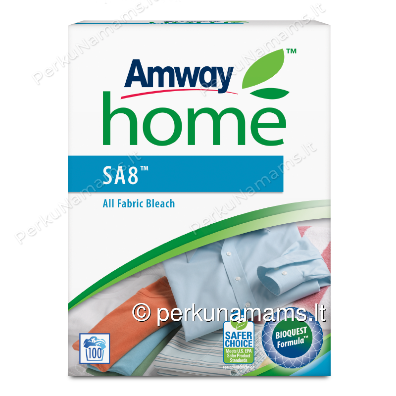 SA8™ Audinių baliklis jūsų pagalbininkas šalinant dėmes